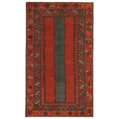 Rare Antique Caucasian Modern Talesh Oriental Rug Handmade from Talesh Area