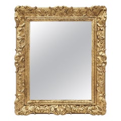 Vintage French Giltwood Wall Mirror In The Louis XIV Style, circa 1940