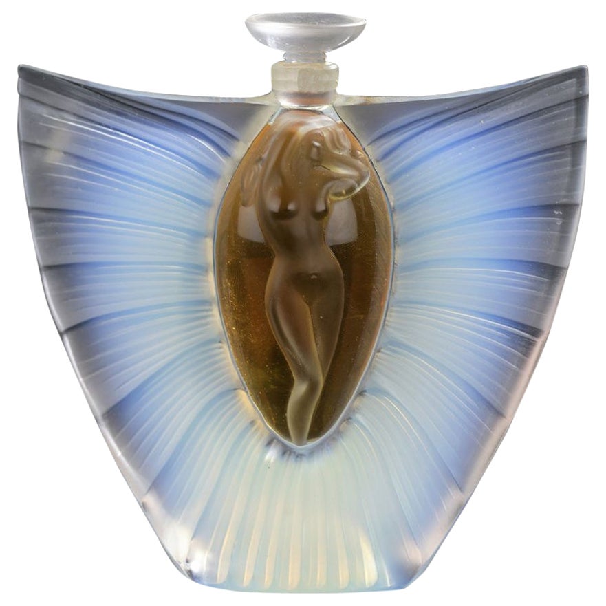 21st Century Limited Edition Opalescent Glass "Sylphide Flacon" by Lalique