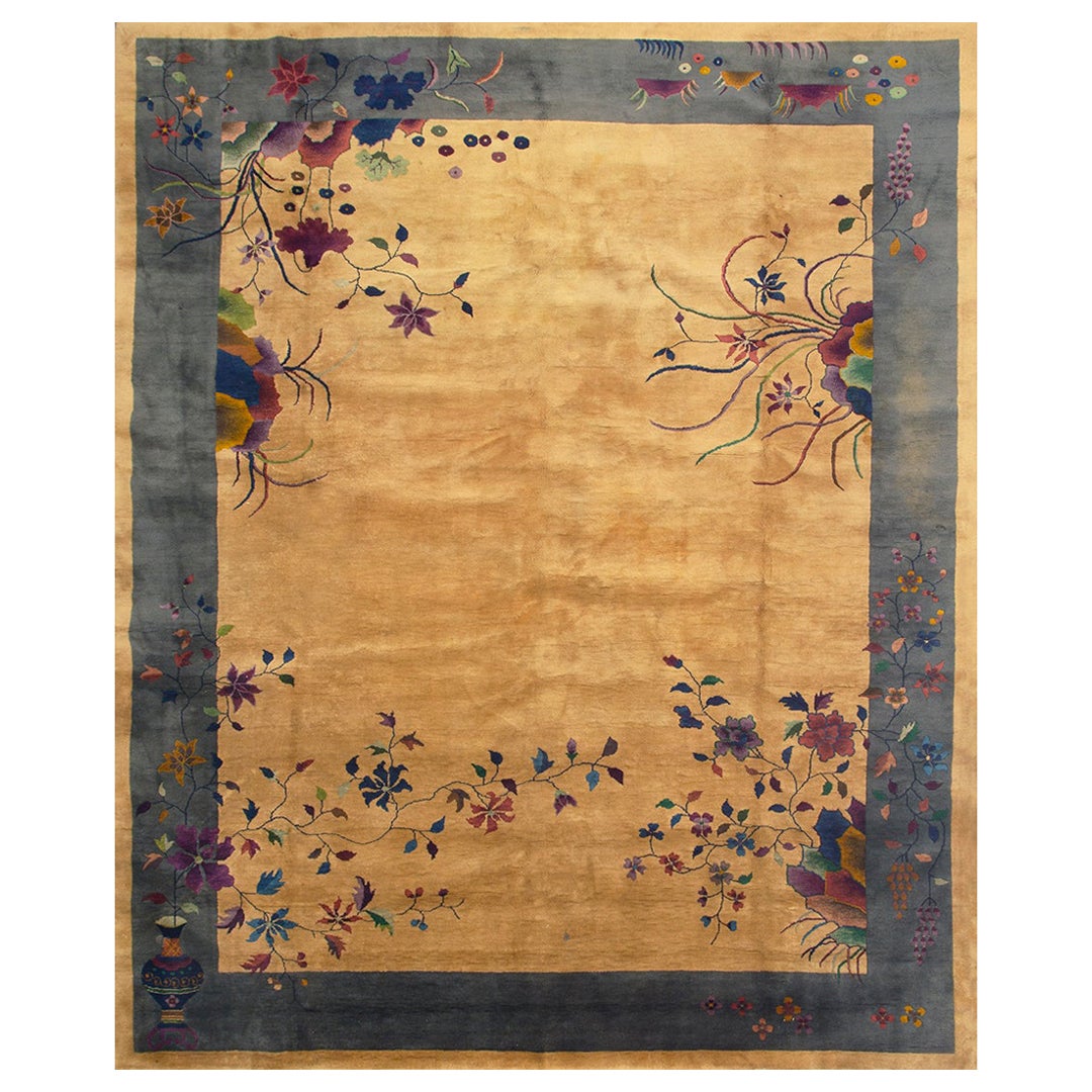 1920s Chinese Art Deco Carpet For Sale