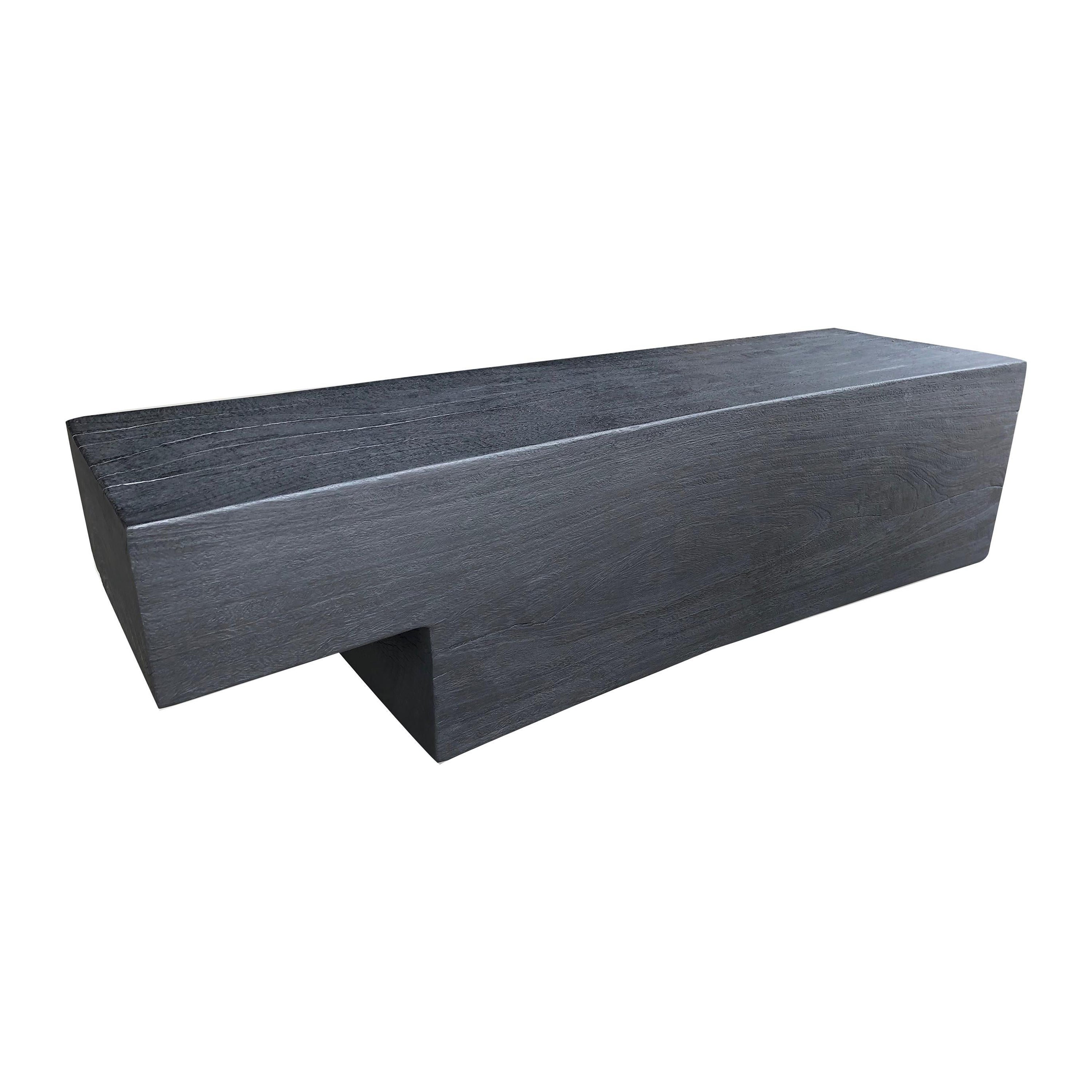 Andrianna Shamaris Minimalist Curved Bench For Sale