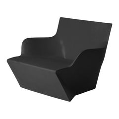 Jet Black Kami San Armchair by Marc Sadler