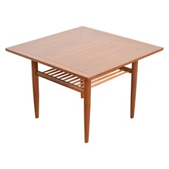 Retro George Nakashima East Indian Laurel Wood Side Table or Cocktail Table, Restored