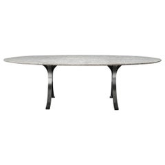 Table Osvaldo Borsani T102 original marbre 230 cm, Italie années 1960
