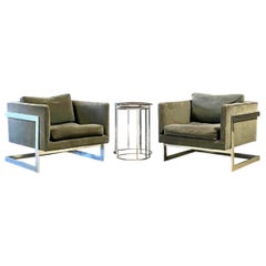 Milo Baughman for Thayer Coggin 989 Lounge Chairs - a Pair
