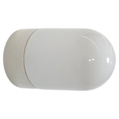 Wilhelm Wagenfeld Opaline Glass and Ceramic Wall or Ceiling Light