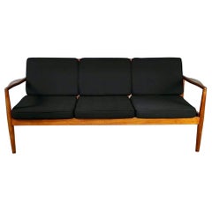Robin Day For Hille 1958 'Cane Back' Three Seater Sofa Mid Century Vintage Retro