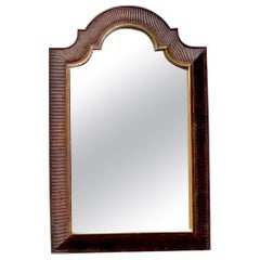 Retro Regency Gilt Tipped Arched Mirror