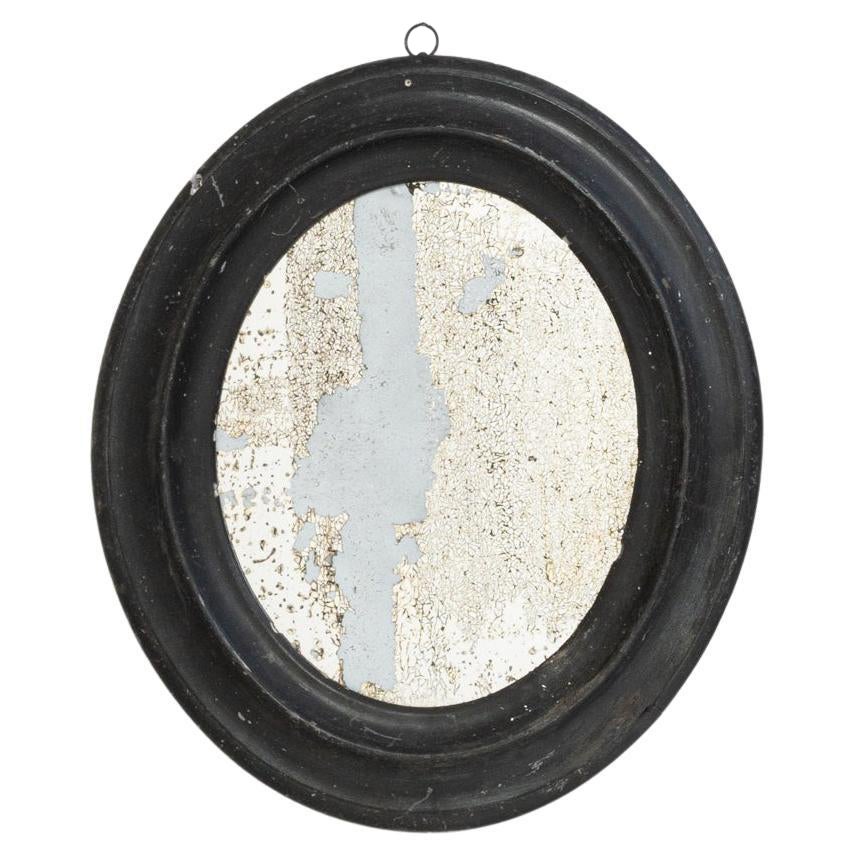 19th Century French Wood Patinated Mirror For Sale