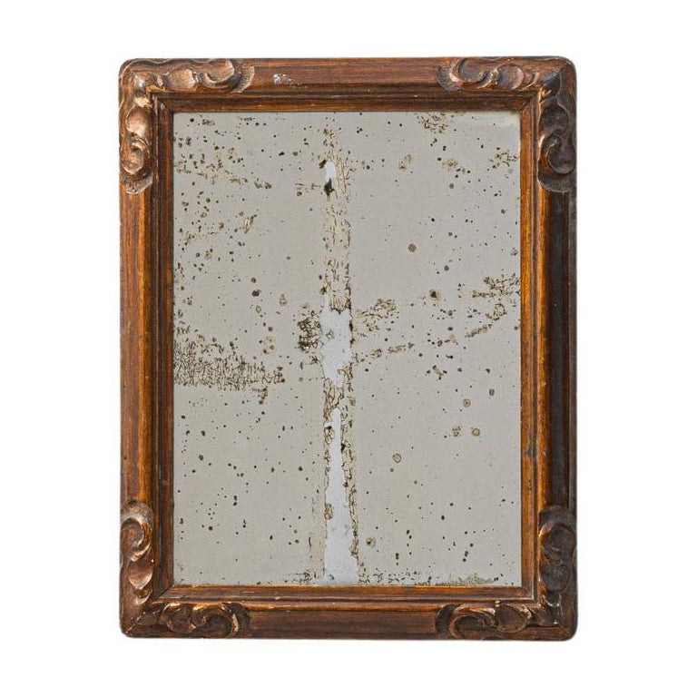 1900s French Wooden Mirror For Sale