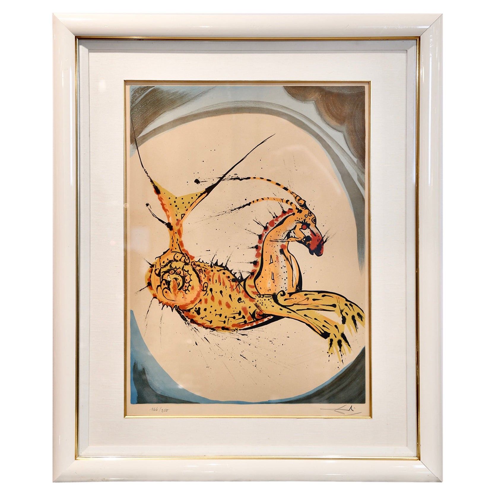 Salvador Dali "Capricorn" Lithograph For Sale