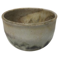 Tashiko Tazaezu Signierte glasierte Chawan-Teeschale aus japanischer Hawaii-Studio-Keramik, signiert