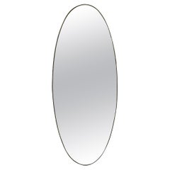 Used Italian Oversize Wall Mirror 1960s