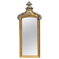 Retro Francisco Hurtado Spanish Silver & Gold Leaf Gilt Wall Mirror