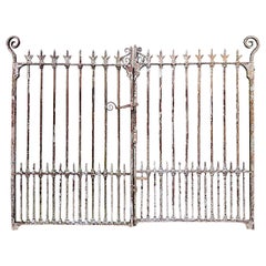  A Very Rare Set of Large 19th Century Estate Entrance Gates