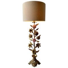 Antique French Church Candelabra Table Lamp