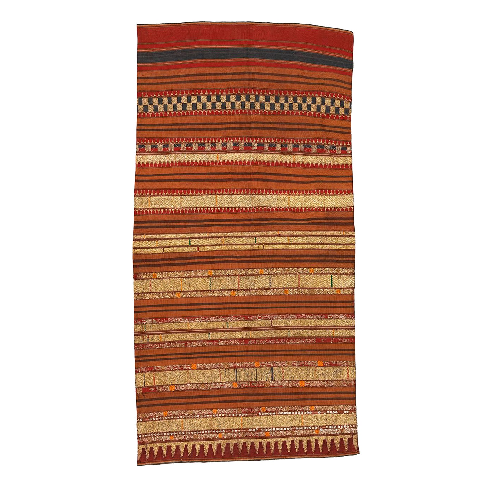 Antique Indonesian Ceremonial Textile, Lampung People, Sumatra For Sale