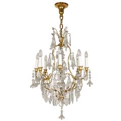 19th Century Berlin Cut-Crystal Chandelier