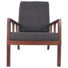 Mid-Century Modern Walnut Lounge Chair 10