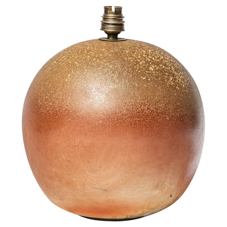 Lampada da tavolo in ceramica porcellanata di design del XX secolo di La Borne, circa 1970