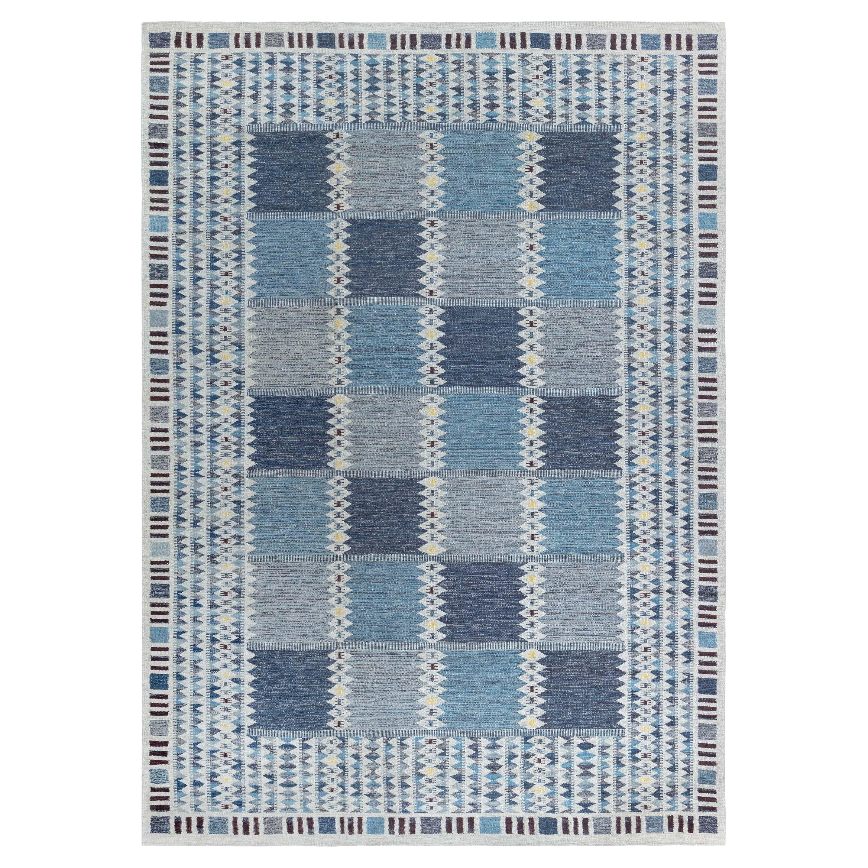 Moderner schwedischer Teppich von Doris Leslie Blau im Angebot