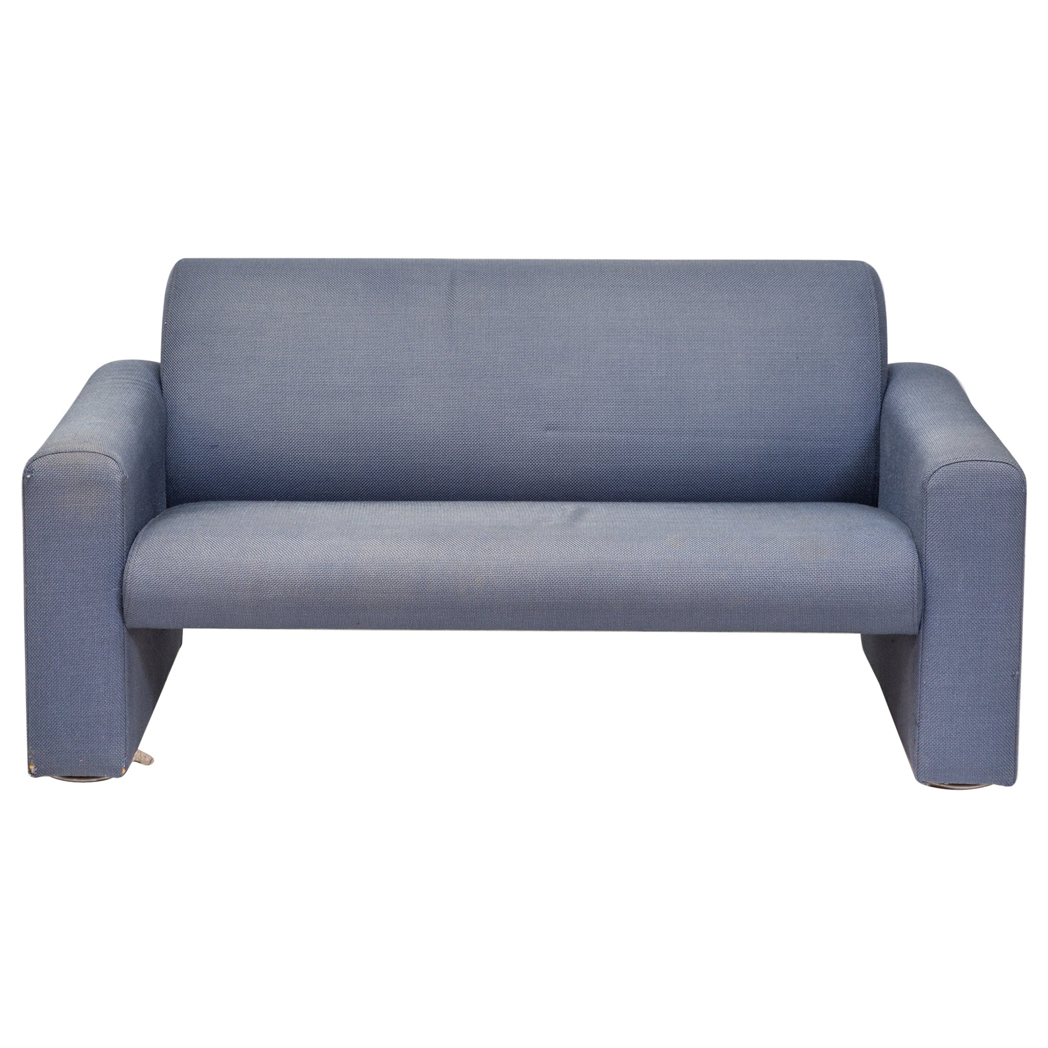Artifort 691 Blue Fabric Sofa, 1980s For Sale