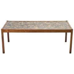 1960s Scandinavian Modern Pebble Cast Palissander Table 8