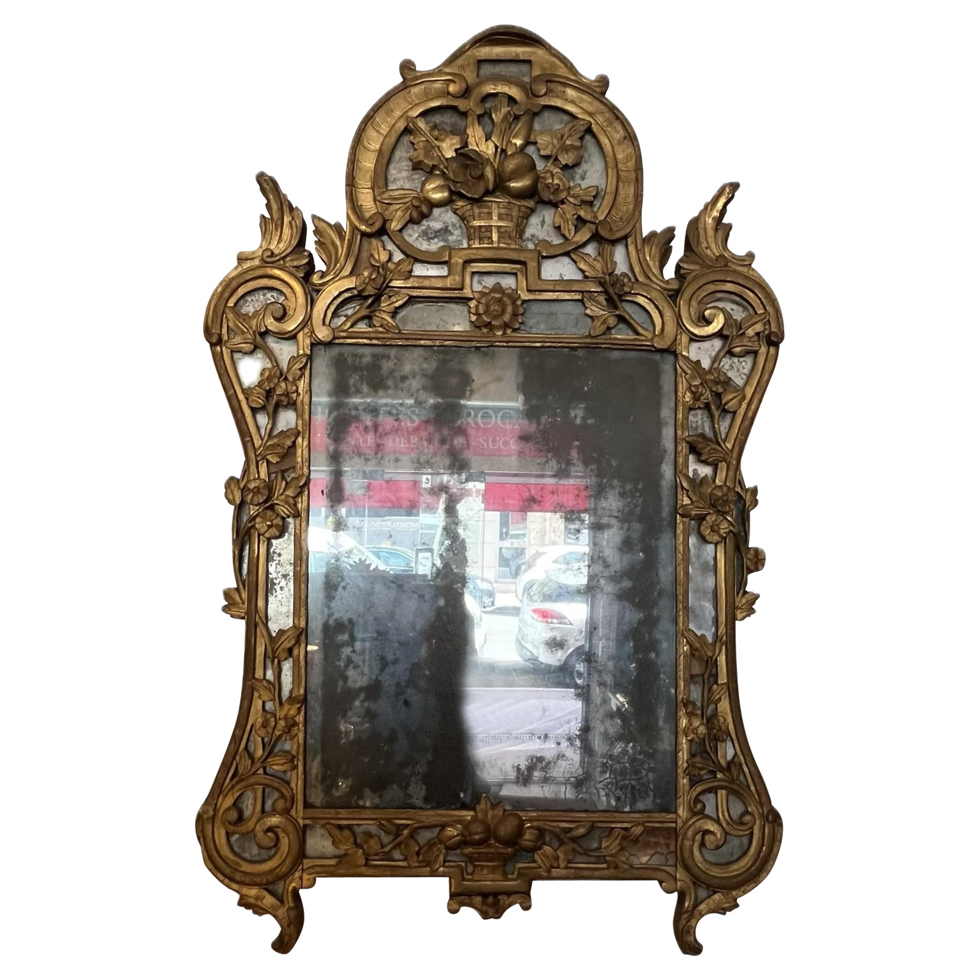 Important Mirror - Provençal - France - 18th Century For Sale