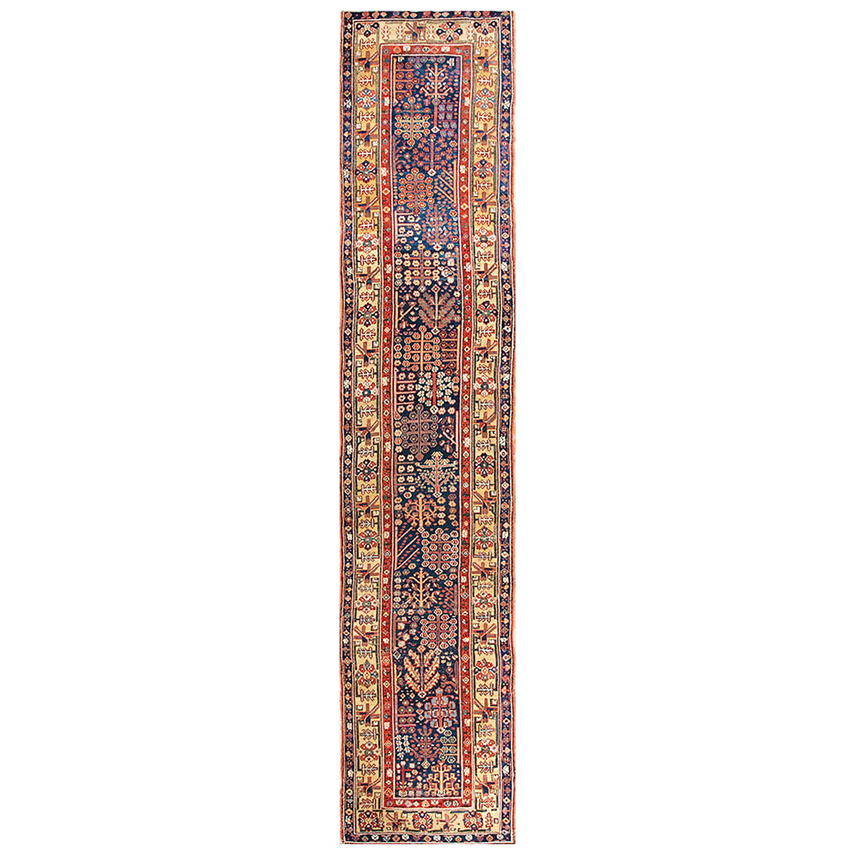 Mid 19th Century N.W. Persian Runner Carpet For Sale