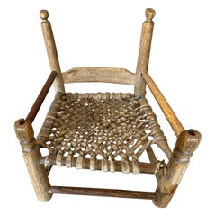 Antique 19Thc Folky Navajo /Pueblo Child's Chair