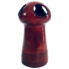 Vintage Art Pottery Studio Tower Vase by Emiel Laskaris for Perignem Studios, 1960's