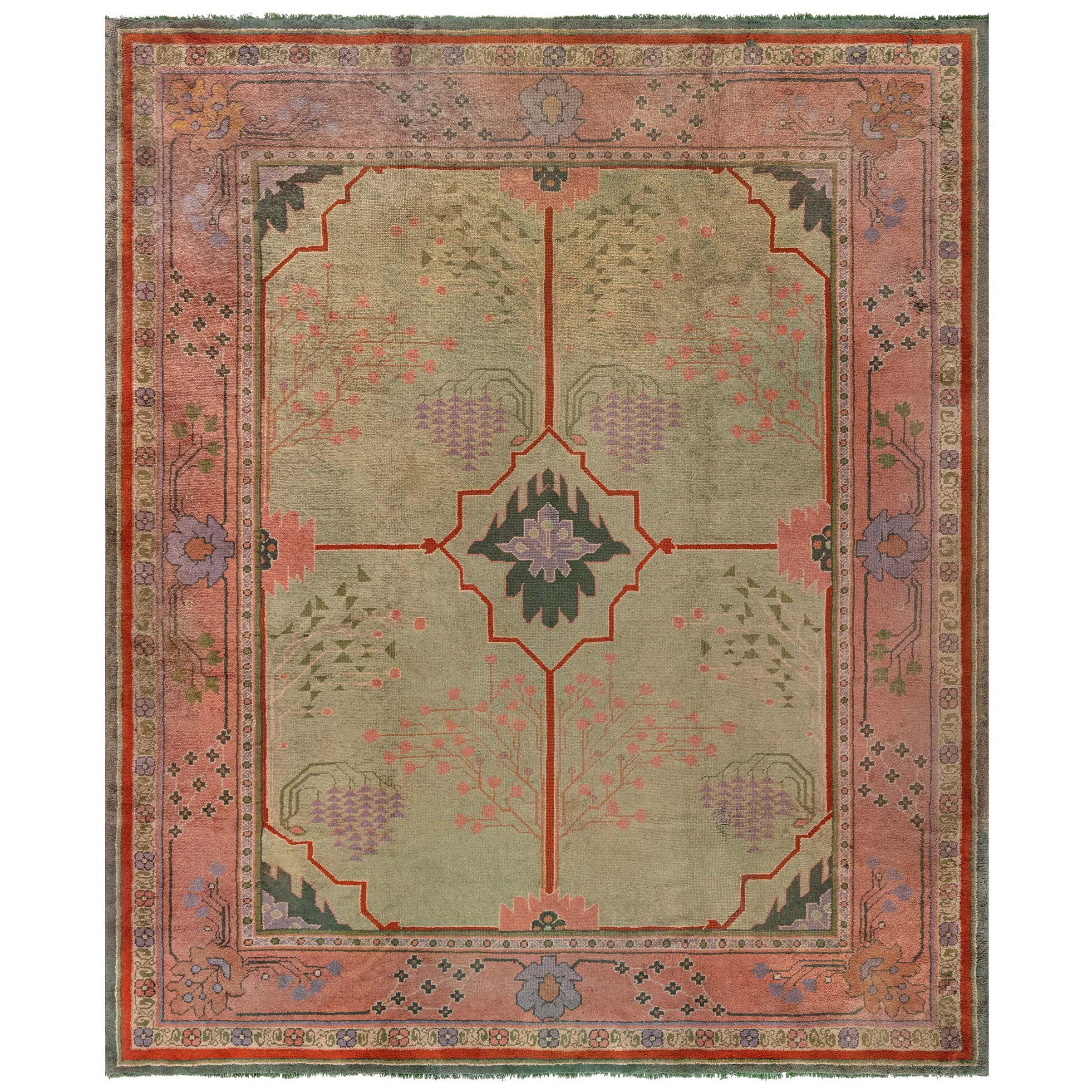 Tapis de couloir Arts and Crafts antique de Gavin Morton