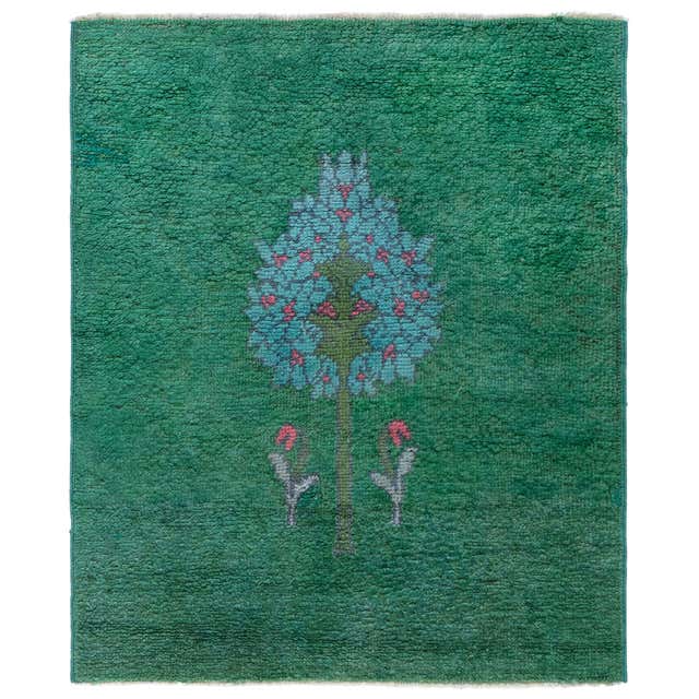18th Century Verdure Tapestry Fragment Rug For Sale at 1stDibs