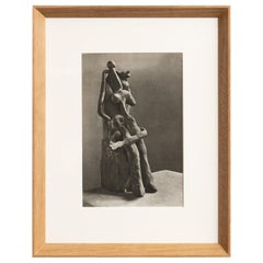 La visión de Brassai: Fotograbado de la escultura de Picasso, hacia 1948