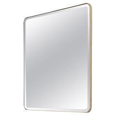 Sofie Wall Mirror — Polished Brass — Handmade in Britain — Medium