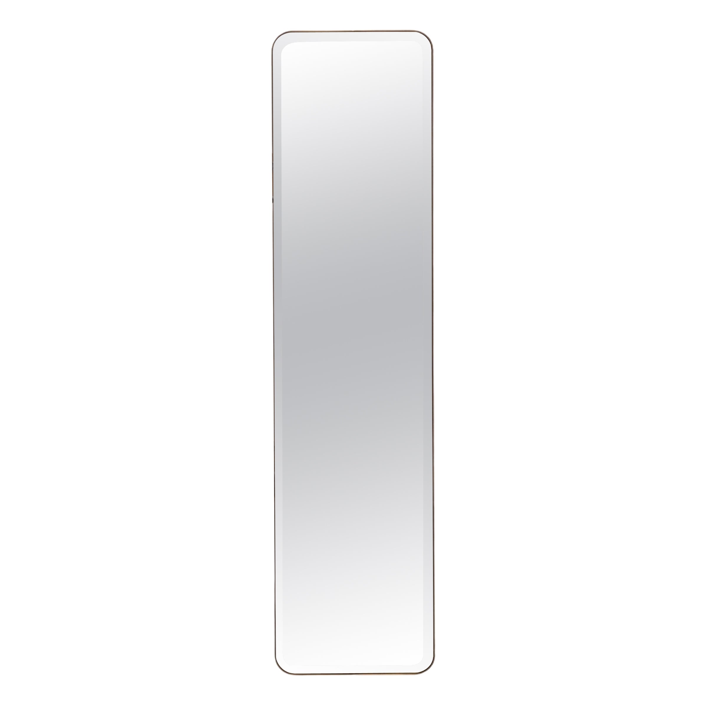 Sofie Wall Mirror — Polished Brass — Handmade in Britain — Full Height Small For Sale