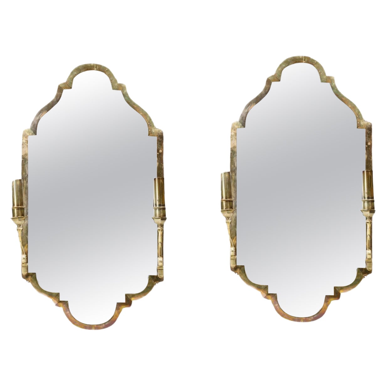 19th Century Pair Girandole Mirrors For Sale
