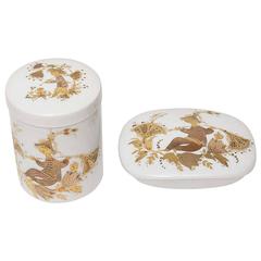 Lidded Box and Canister by Bjorn Wiinblad for Rosenthal 3