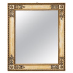 Miroir en bois doré français du début du 20e siècle