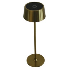 MINA rechargable lamp, brass finish- by 247lab
