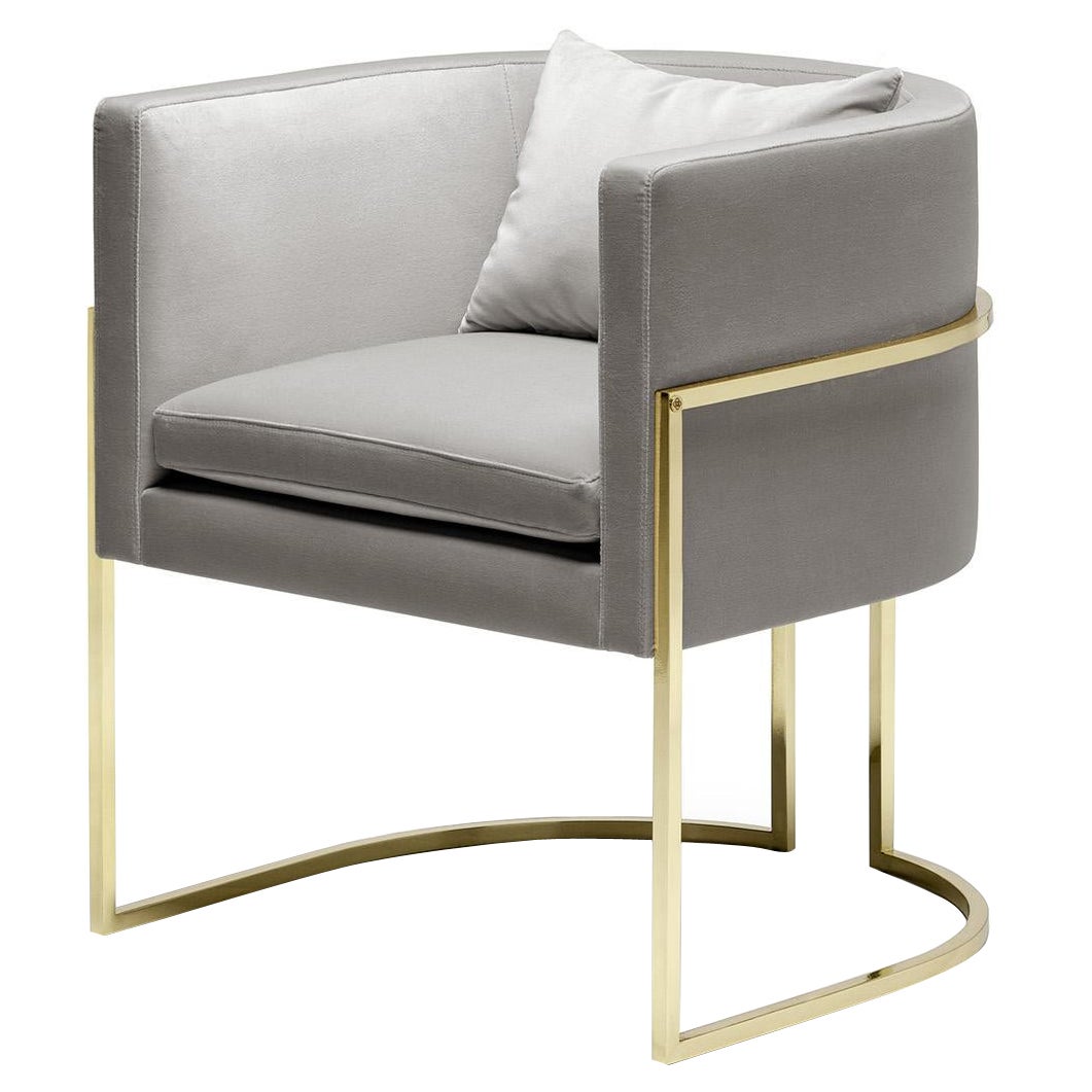 Sedia Julius in ottone di Duistt