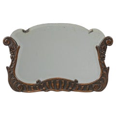 Early 20th Century Belgian Wooden Mirror