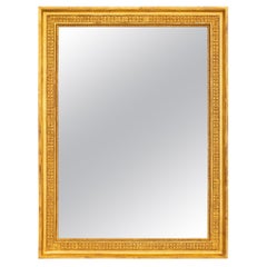 French 19th century Louis XVI st. Giltwood mirror