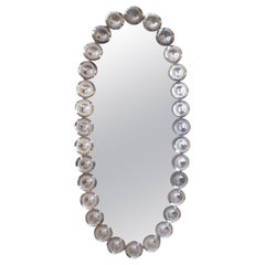 „Ovale Argento“ Specchio  Design in Vetro di Murano im Stile Contemporaneo