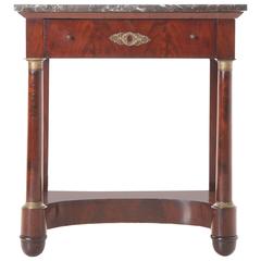 French 19th Century Empire Mahogany Console 9