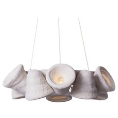 Pendant pottery modern ceramic Lamp chandelier lighting hanging bell jar ceiling