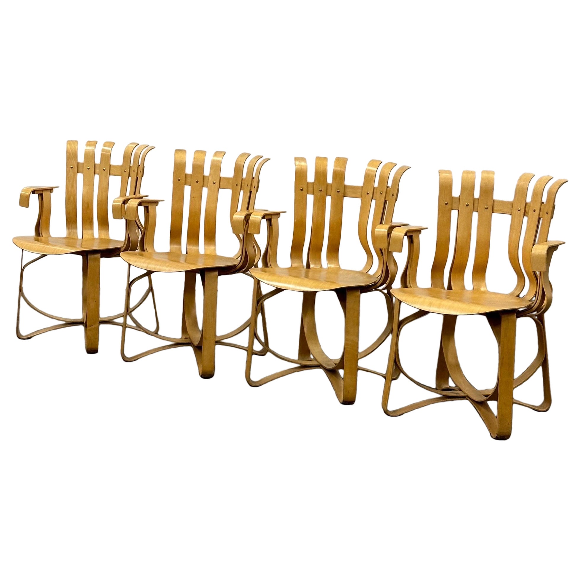 Hat Trick Chairs by Frank Gehry for Knoll For Sale