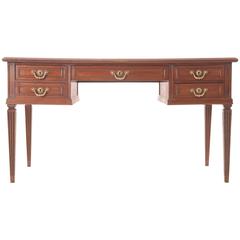 French 19th Century Louis XVI Style Walnut Desk