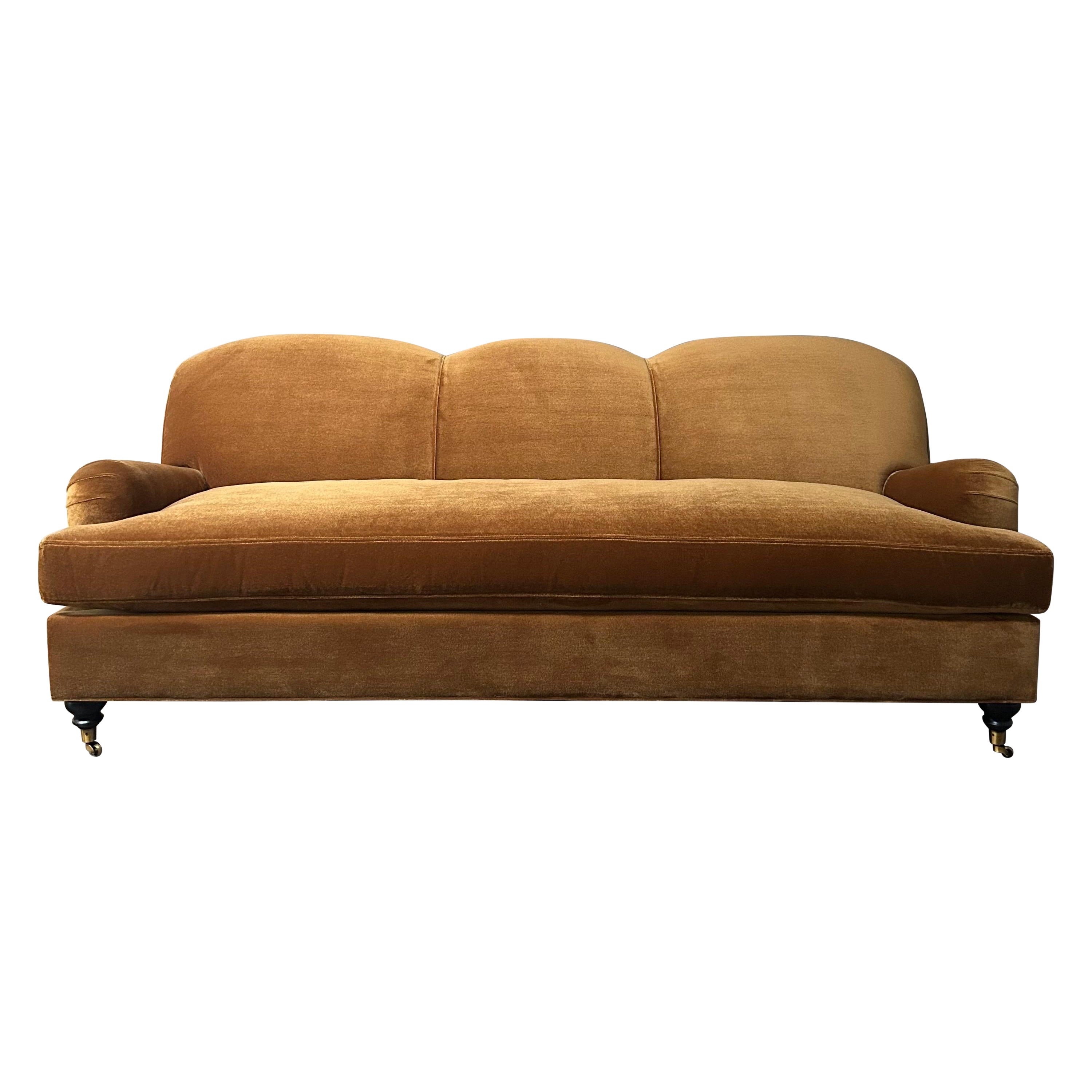 English roll arm sofa For Sale