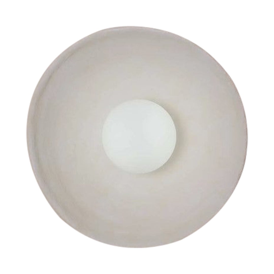 Wall sconces pottery modern ceramic Lamp lighting hanging round handmade For Sale